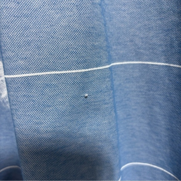 Travis Mathew Short Sleeve Men Golf Polo Size Large Blue Palm Tree Embroidered - Picture 5 of 10